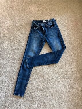 Classic Dark Blue Women's Skinny Jeans